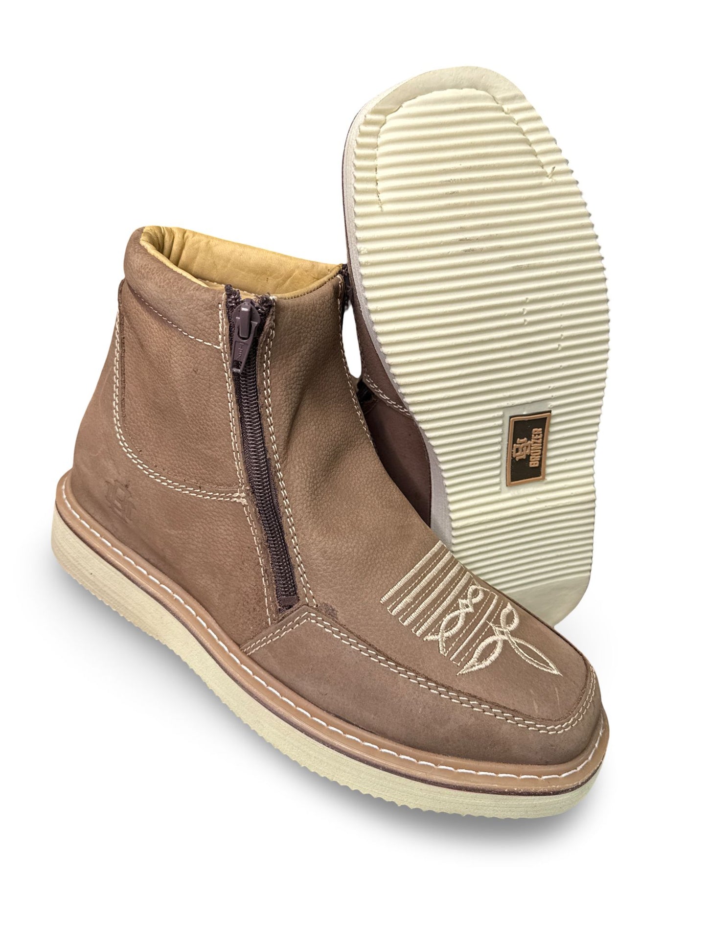 Botin Rufero Suela Mil Rayas Para Caballero