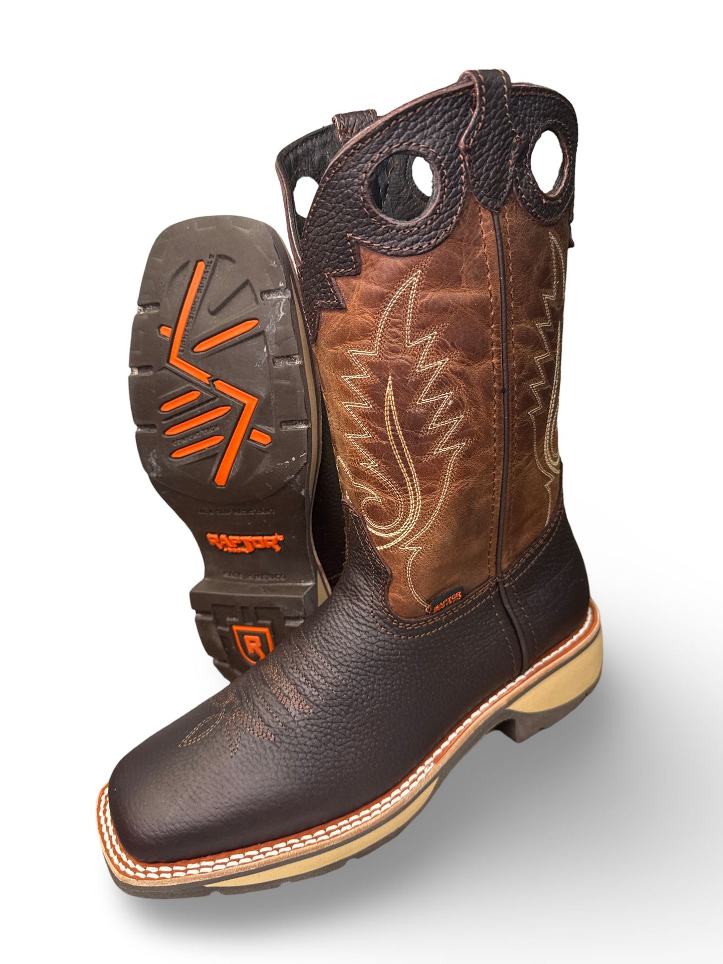 Bota De Trabajo Raptor Texas Cafe Para Caballero - Workwear Footwear for Men in Texas - Boy, Walking Shoes