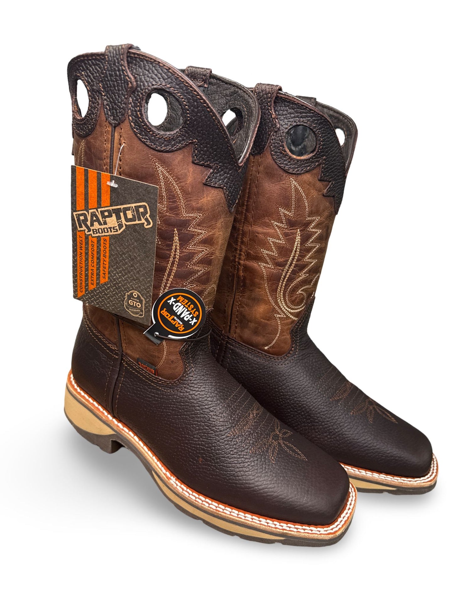 Bota De Trabajo Raptor Texas Cafe Para Caballero - Workwear Footwear for Men in Texas - Boy, Walking Shoes