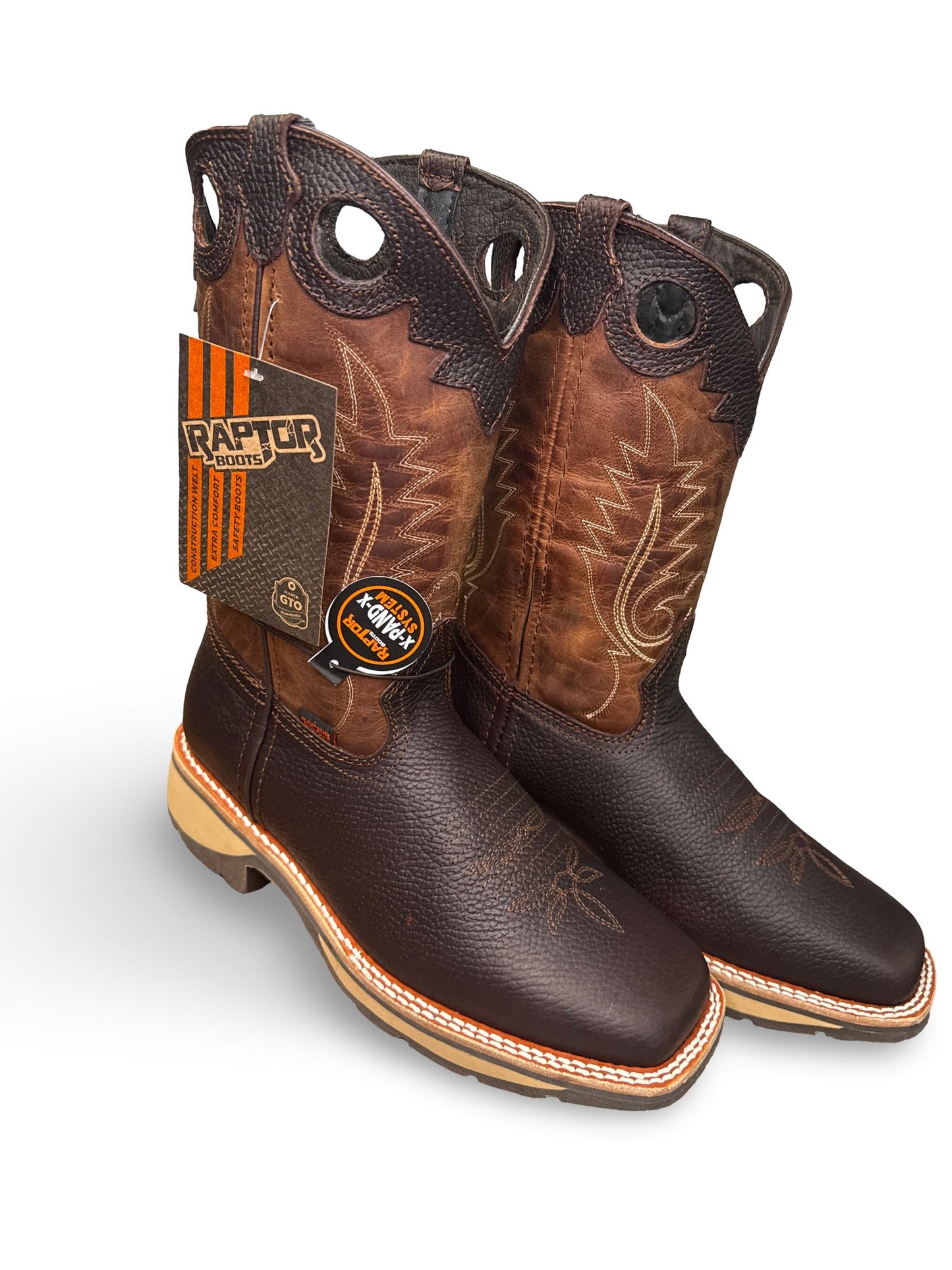 Bota De Trabajo Raptor Texas Cafe Para Caballero - Workwear Footwear for Men in Texas - Boy, Walking Shoes