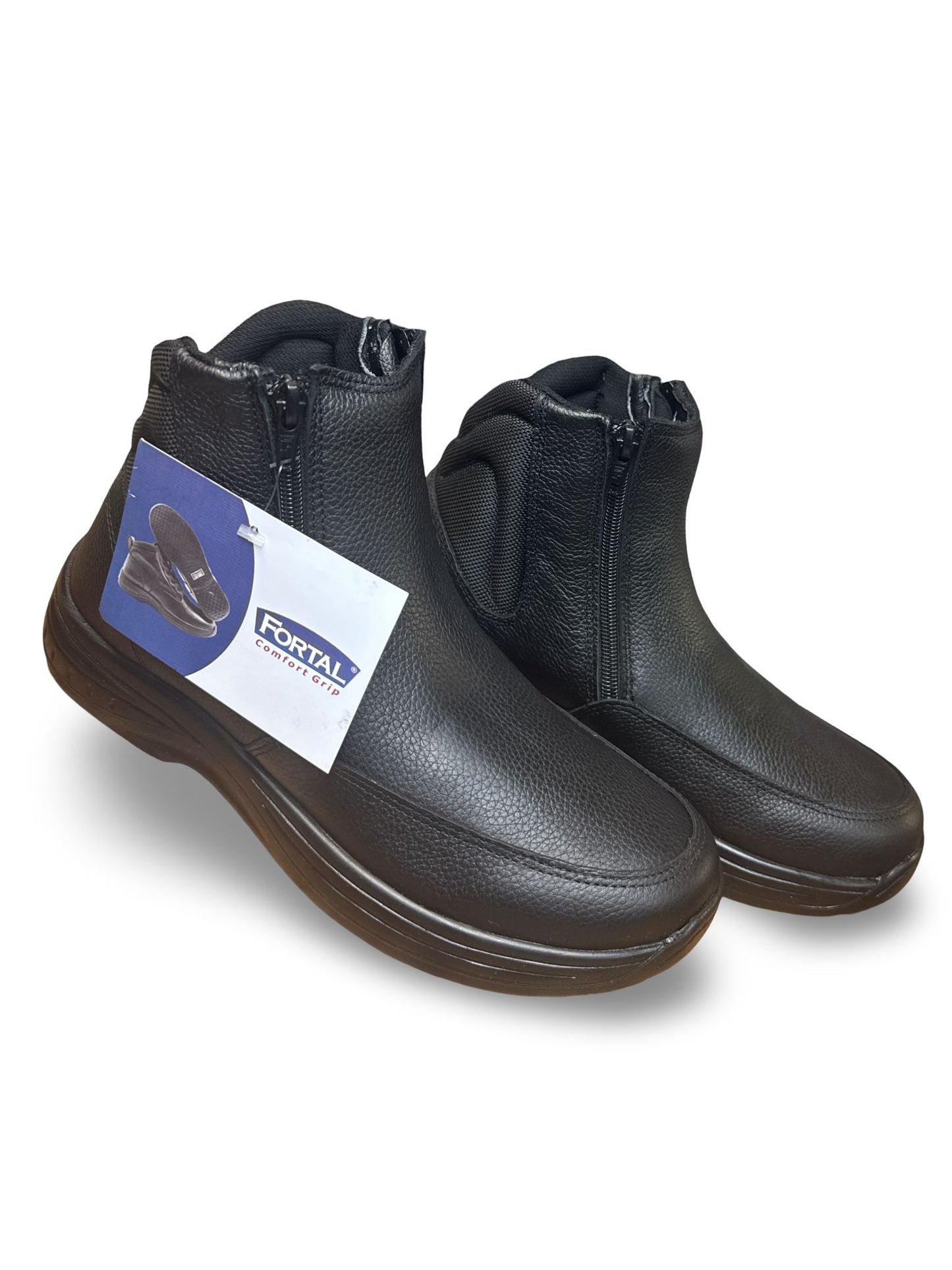 Chef's Double-Closure Shoe - Anti-Slip Sole & Secure Fit - Made in Mexico - High-Quality Leather - Perfect for Active Chefs