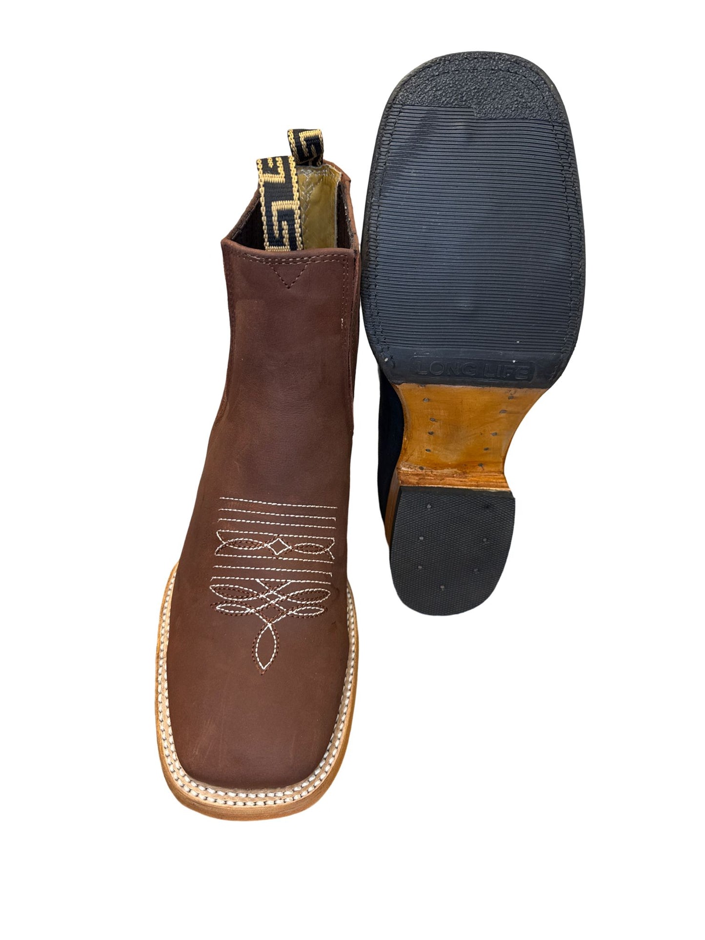 BOTIN VAQUERO SUELA MEDIA VIDA PARA CABALLERO