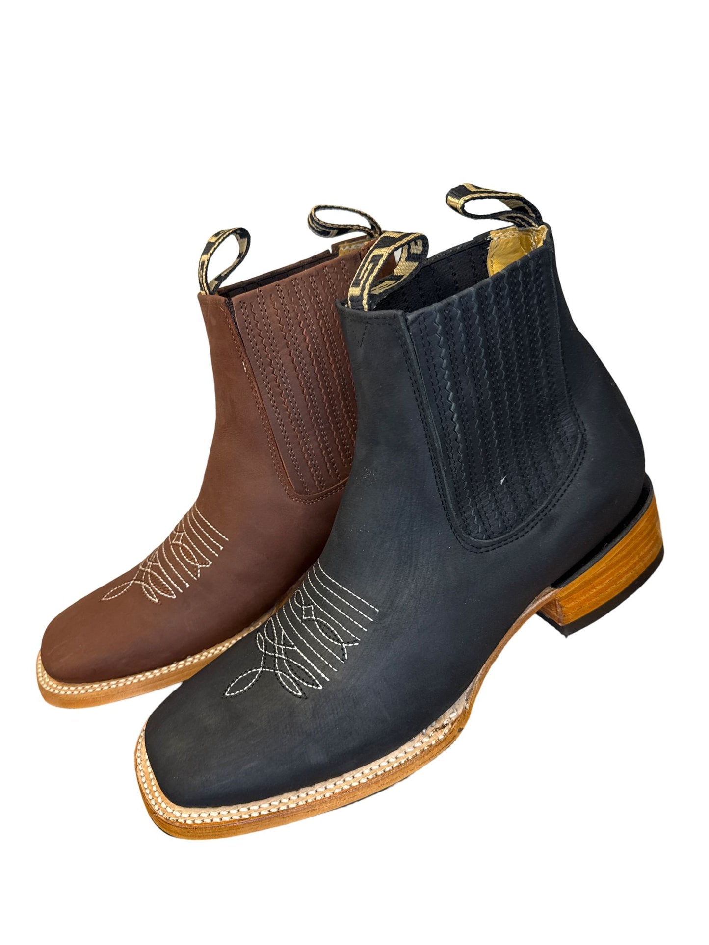 BOTIN VAQUERO SUELA MEDIA VIDA PARA CABALLERO