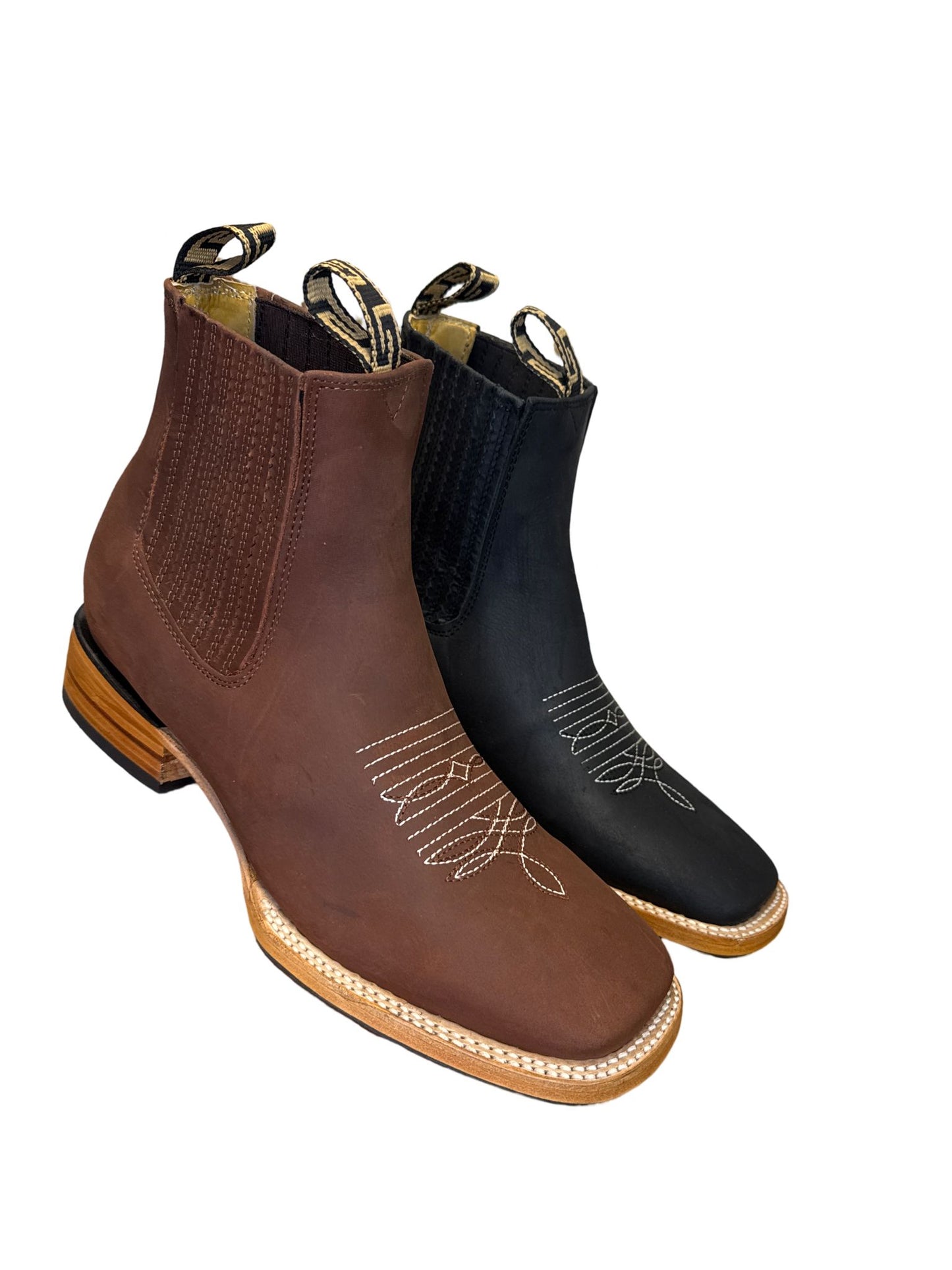 BOTIN VAQUERO SUELA MEDIA VIDA PARA CABALLERO