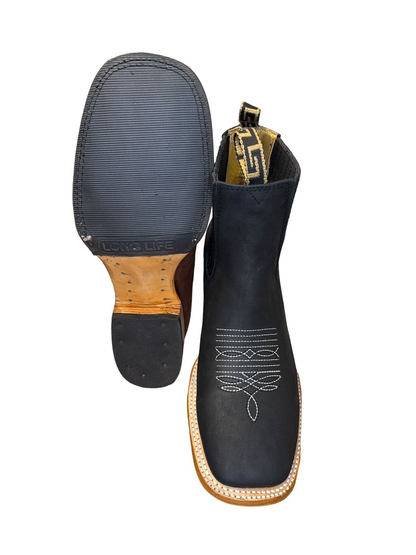 BOTIN VAQUERO SUELA MEDIA VIDA PARA CABALLERO