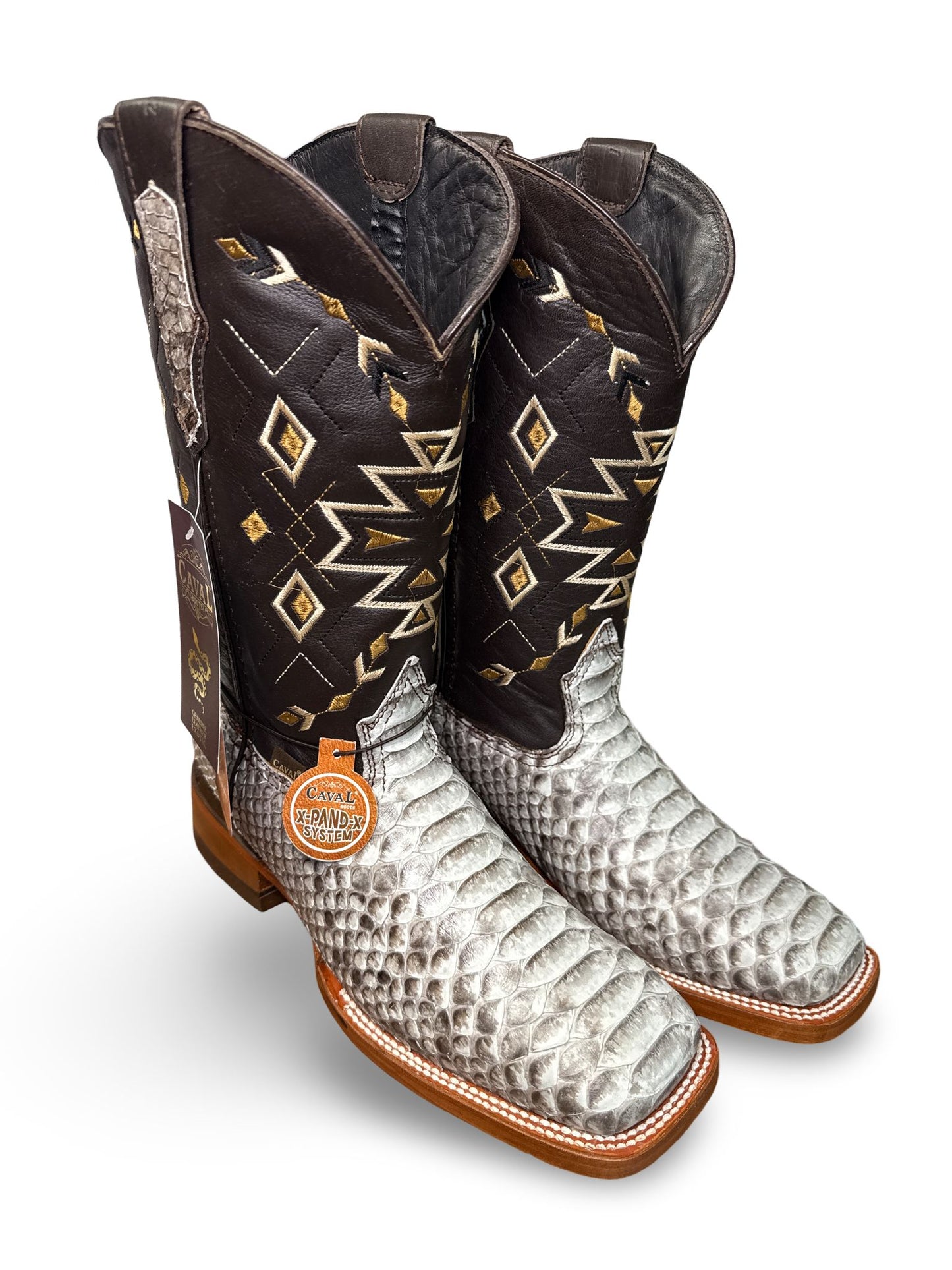 Bota Vaquera Exotica Natural Para Caballero