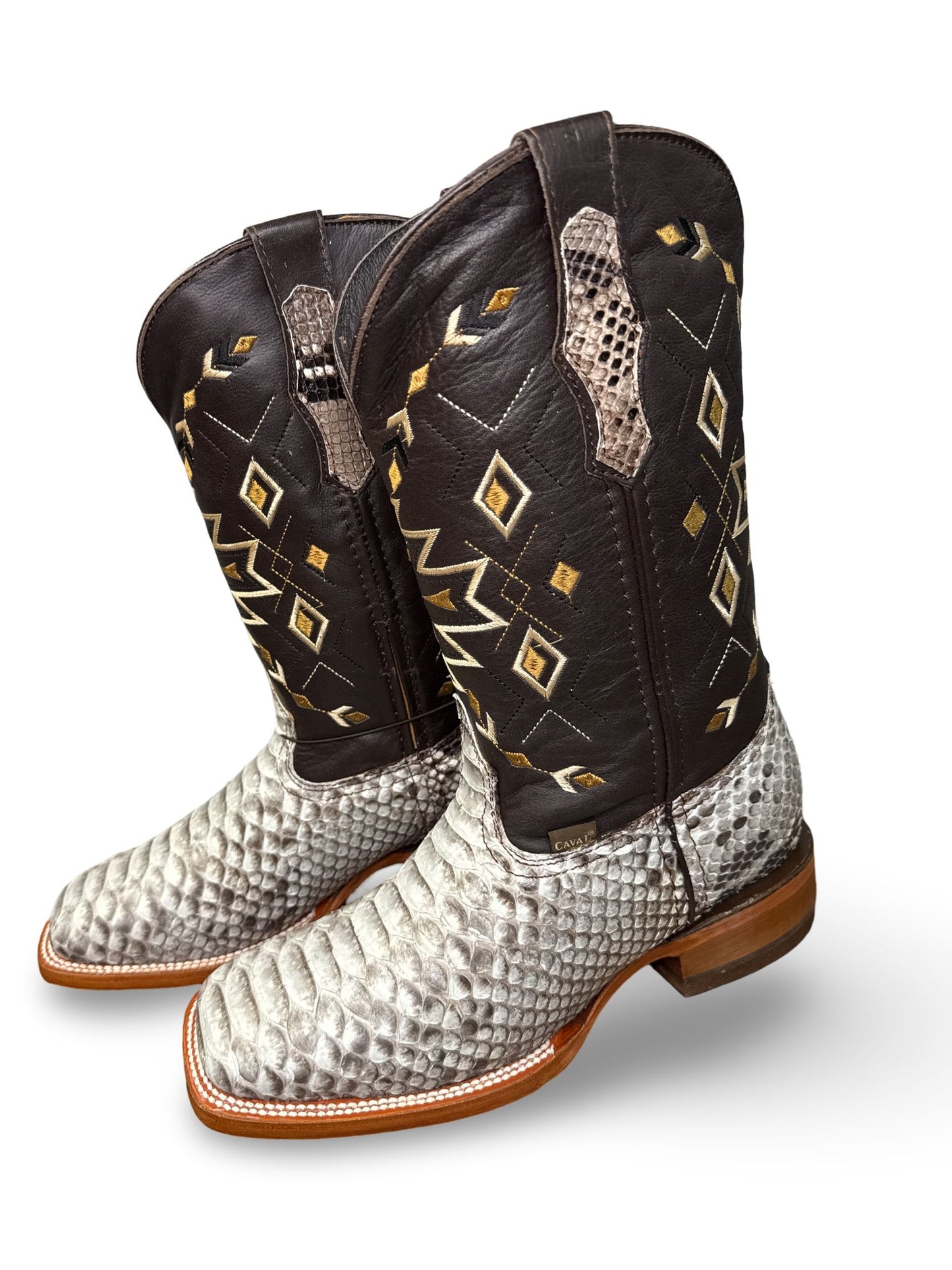 Bota Vaquera Exotica Natural Para Caballero