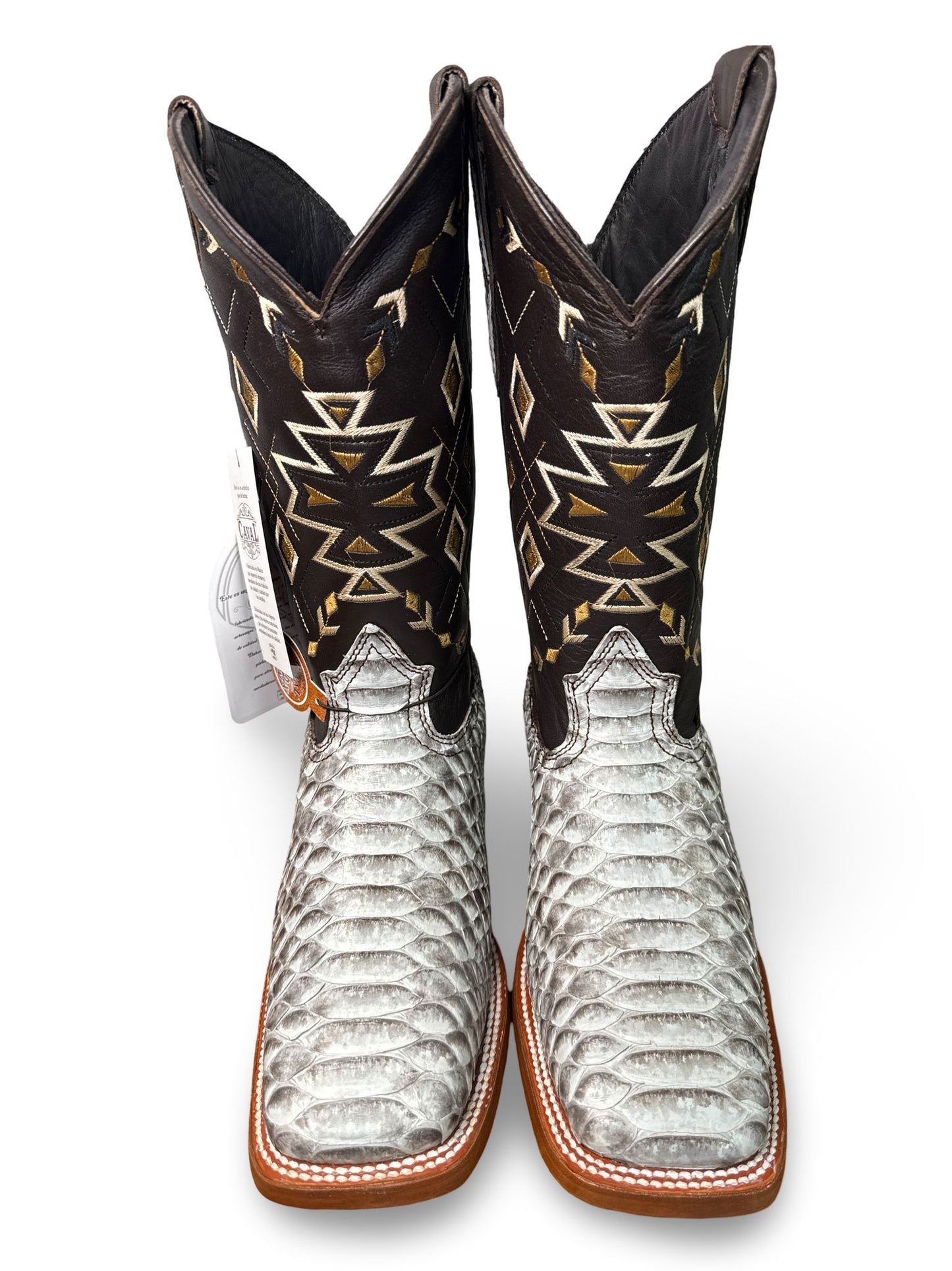 Bota Vaquera Exotica Natural Para Caballero