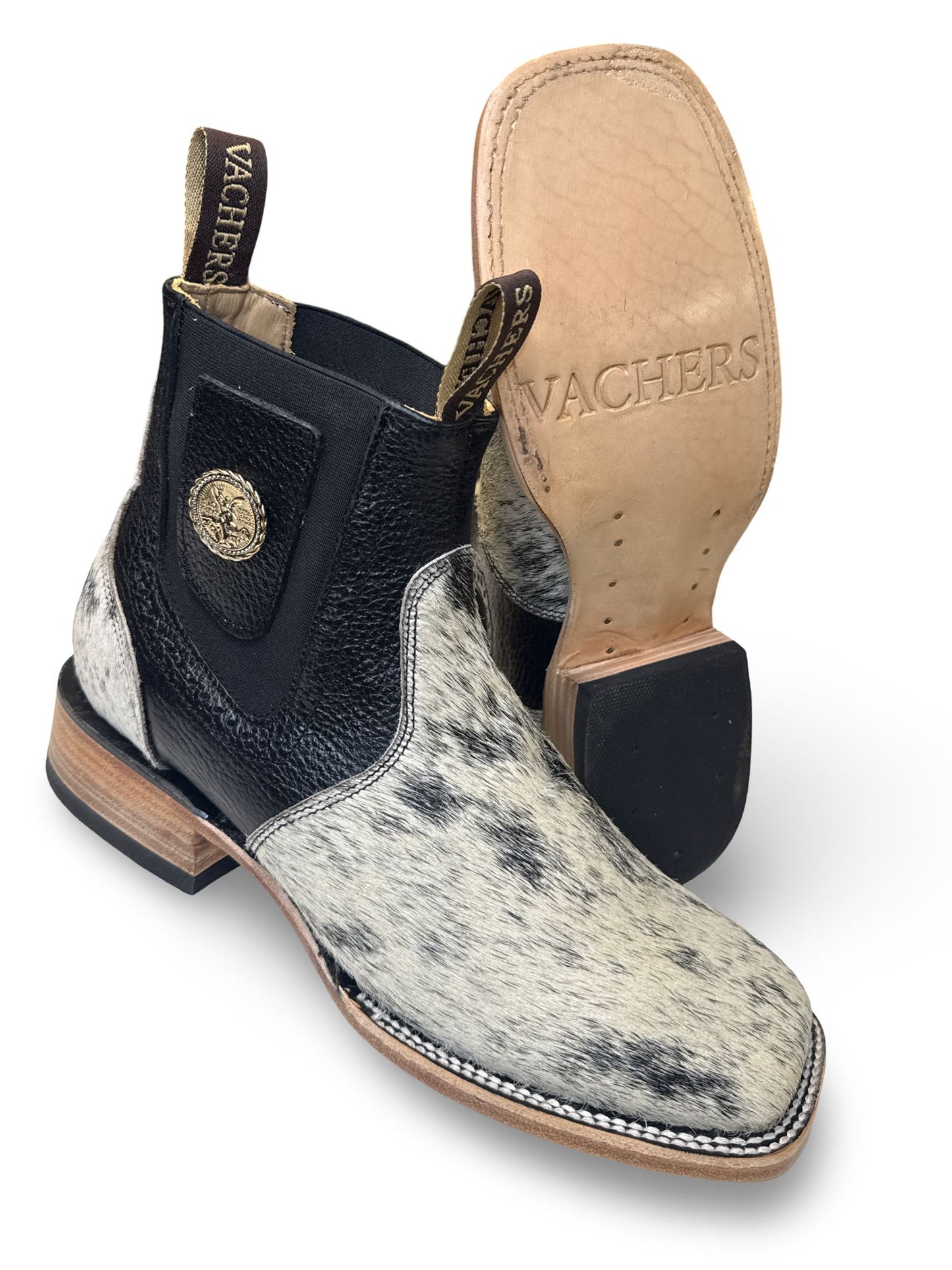 Botin Vaquero Pelo De Vaca Para Caballero