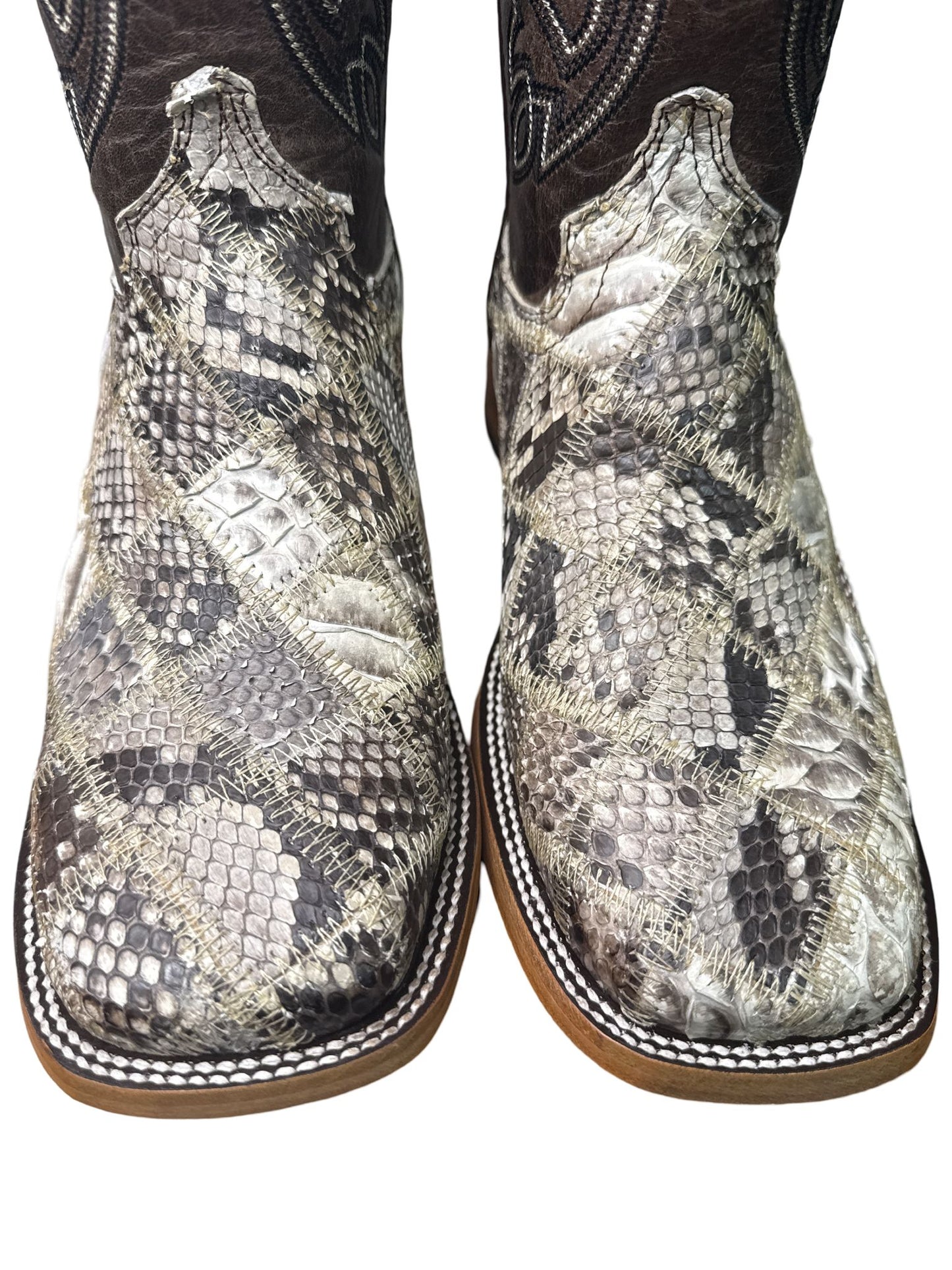 Bota Vaquera Piton Rombo Para Caballero