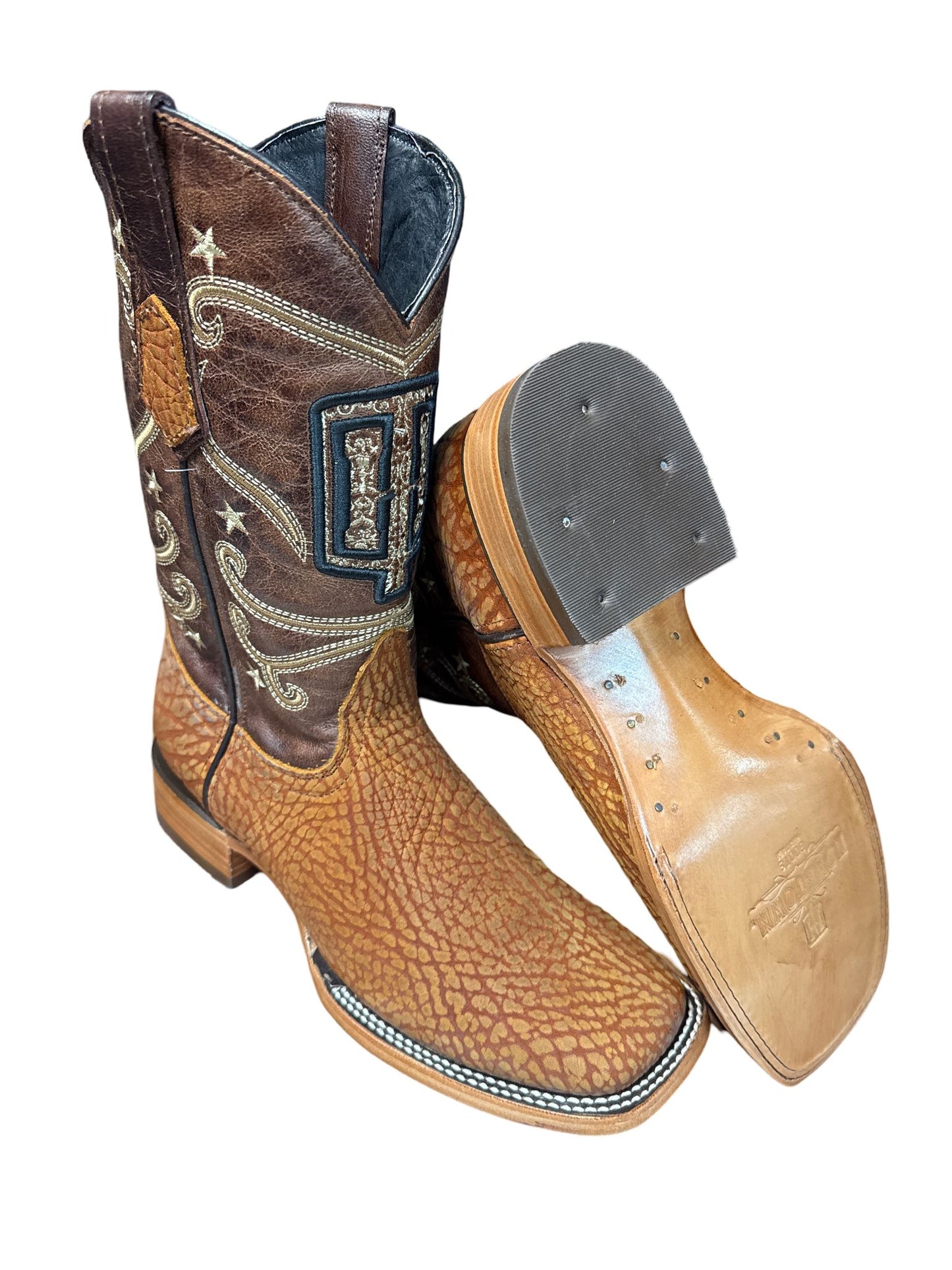 Bota Vaquera Cuello De Toro Miel Para Caballero