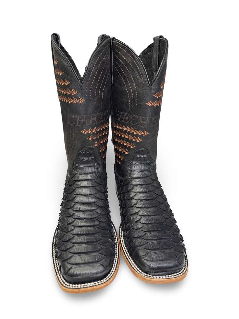 Bota Vaquera Print Piton Para Caballero