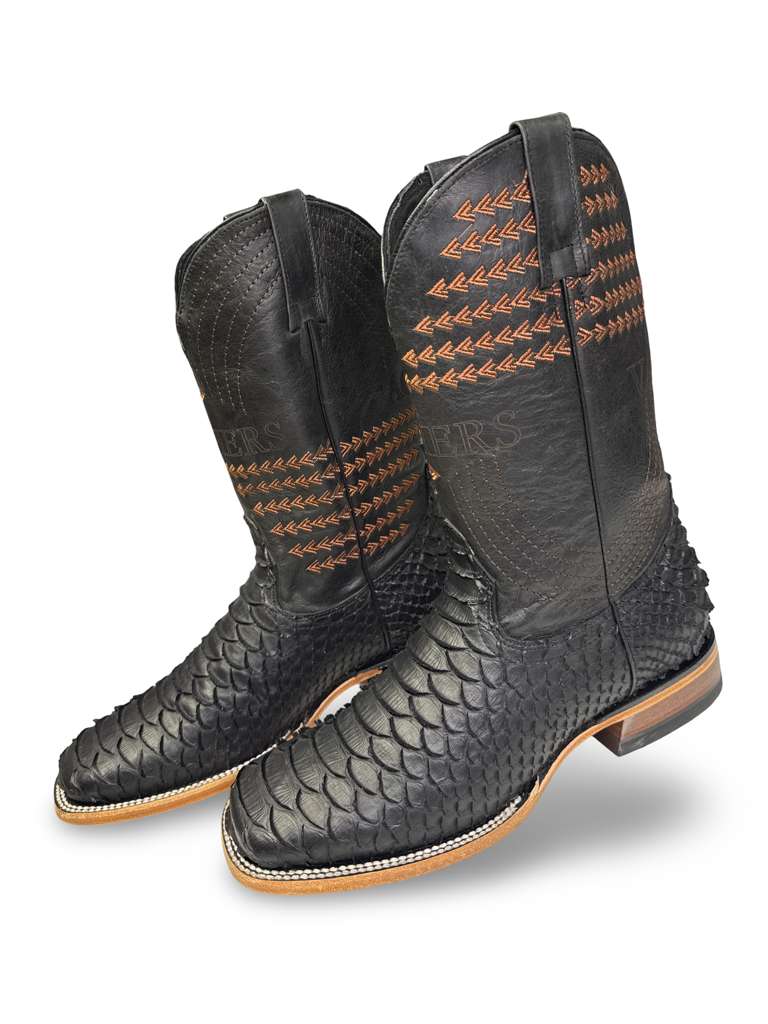 Bota Vaquera Print Piton Para Caballero