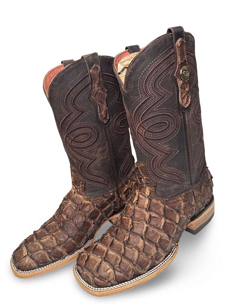 Bota Vaquera Original Pescado Piraruco Para Caballero