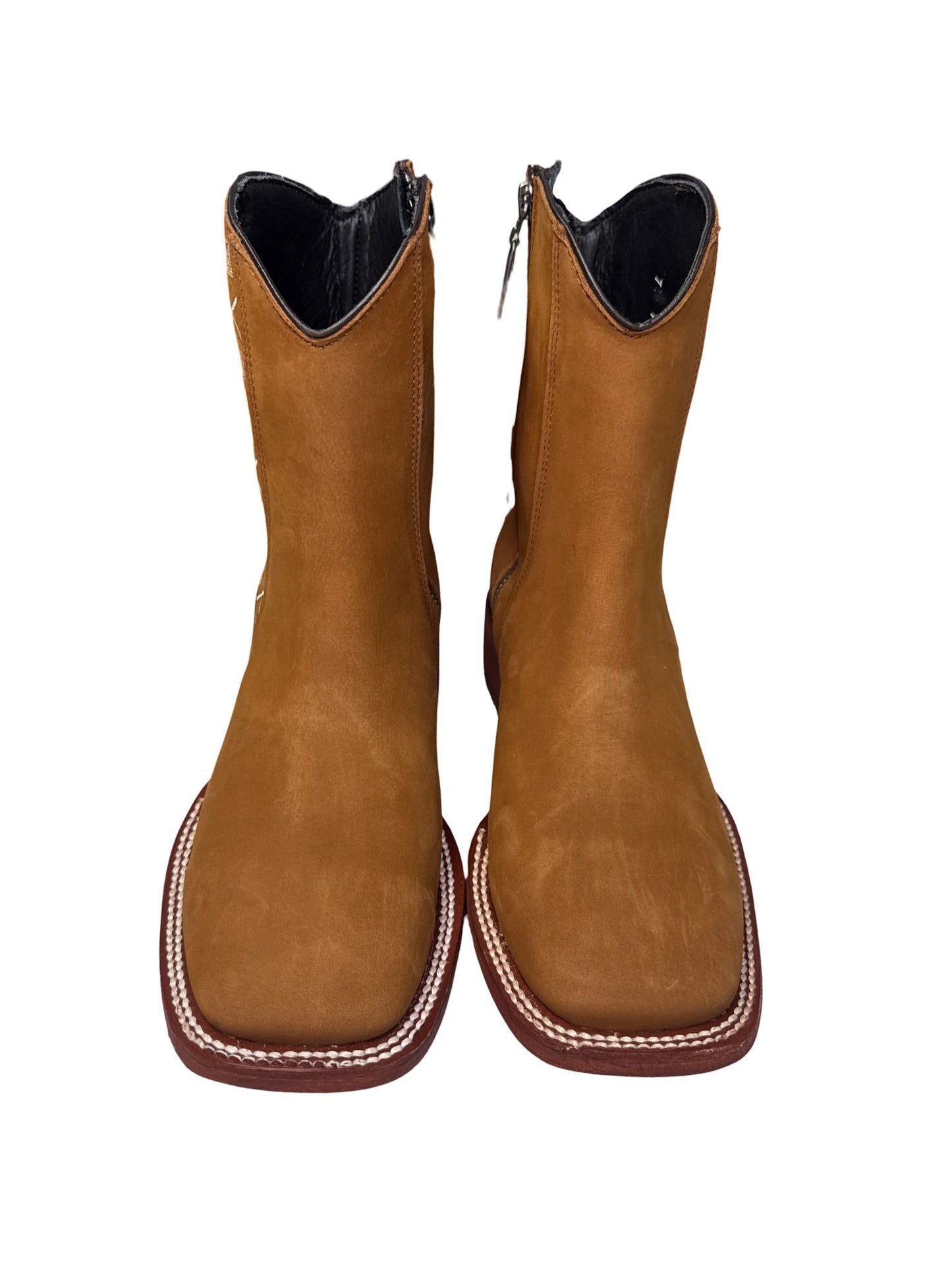 Toppo Botin Toppo Printeado Azteca Con Cierre For Dama Women's Elegant 100% Leather Boot Made in Mexico Secure Closure Stylish Footwear