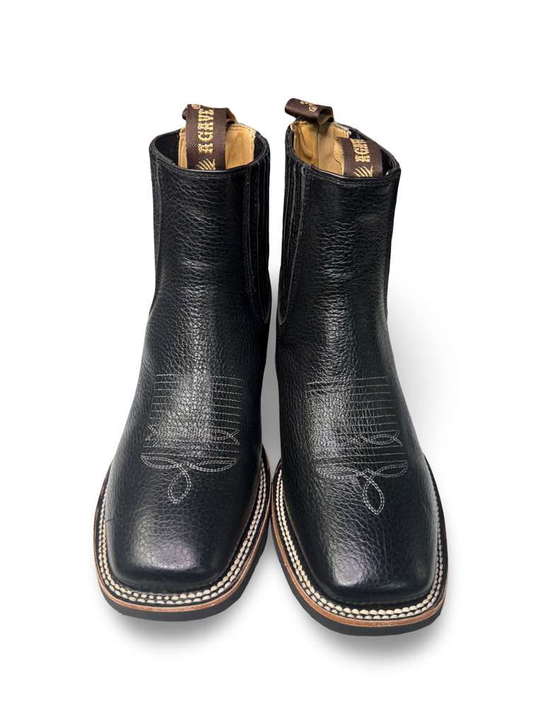 Botin Vaquero Floter Negro Suela 8 Segundos Para Caballero