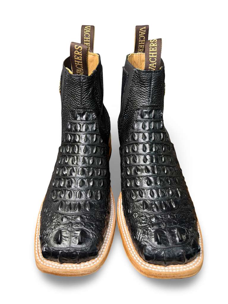 Botin Vaquero Print Nuca Negro Para Caballero