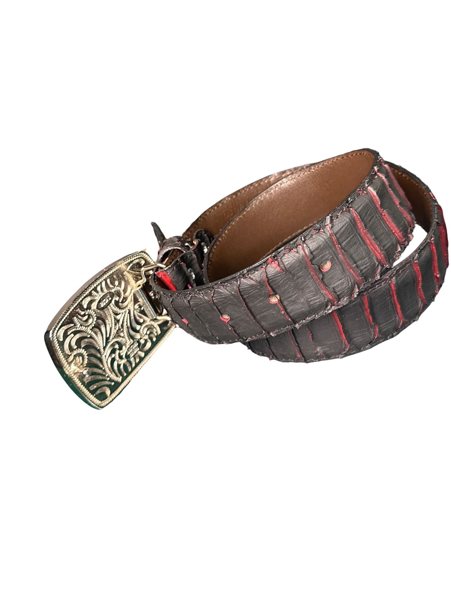 Cinto Print Piton Jumbo Para Caballero