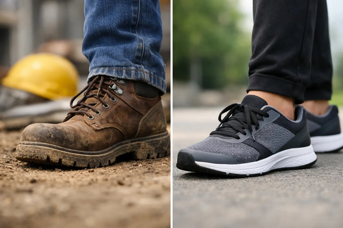 Botas de trabajo vs tenis: elige según tu jornada