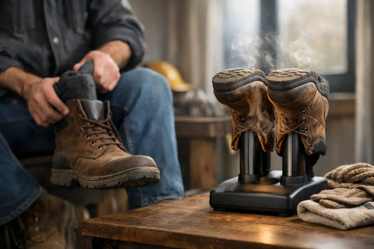 Cómo secar botas de trabajo sin dañarlas