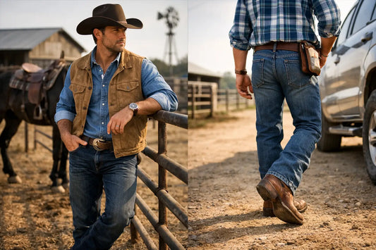 Mejores outfits western para hombre y trabajo