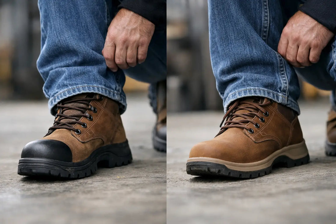 Steel toe vs soft toe: cuál te conviene