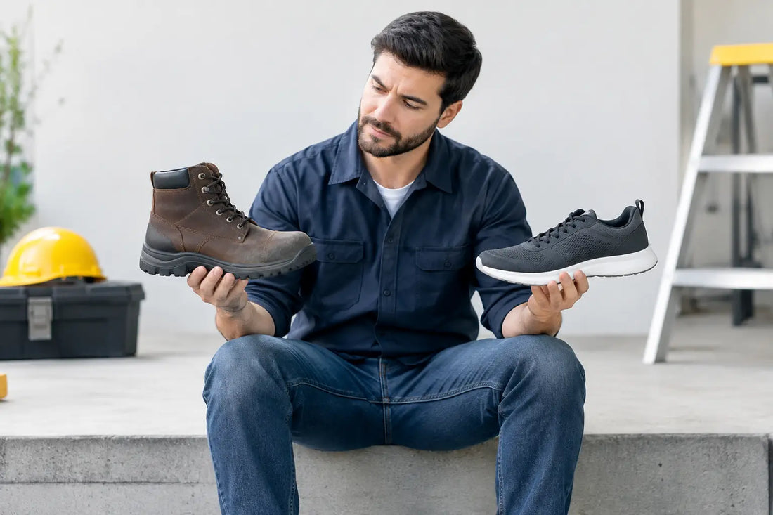 Zapatos de seguridad vs tenis para trabajar