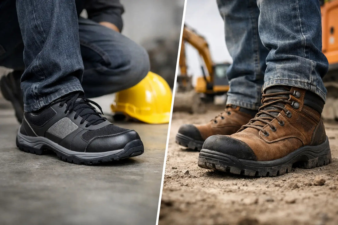 Zapatos de seguridad vs botas de trabajo ¿cuál elegir?
