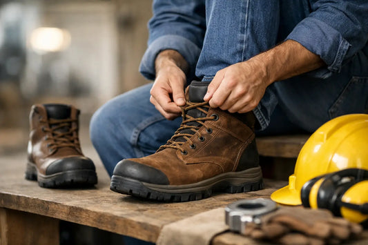 Work boot sizing guide para acertar