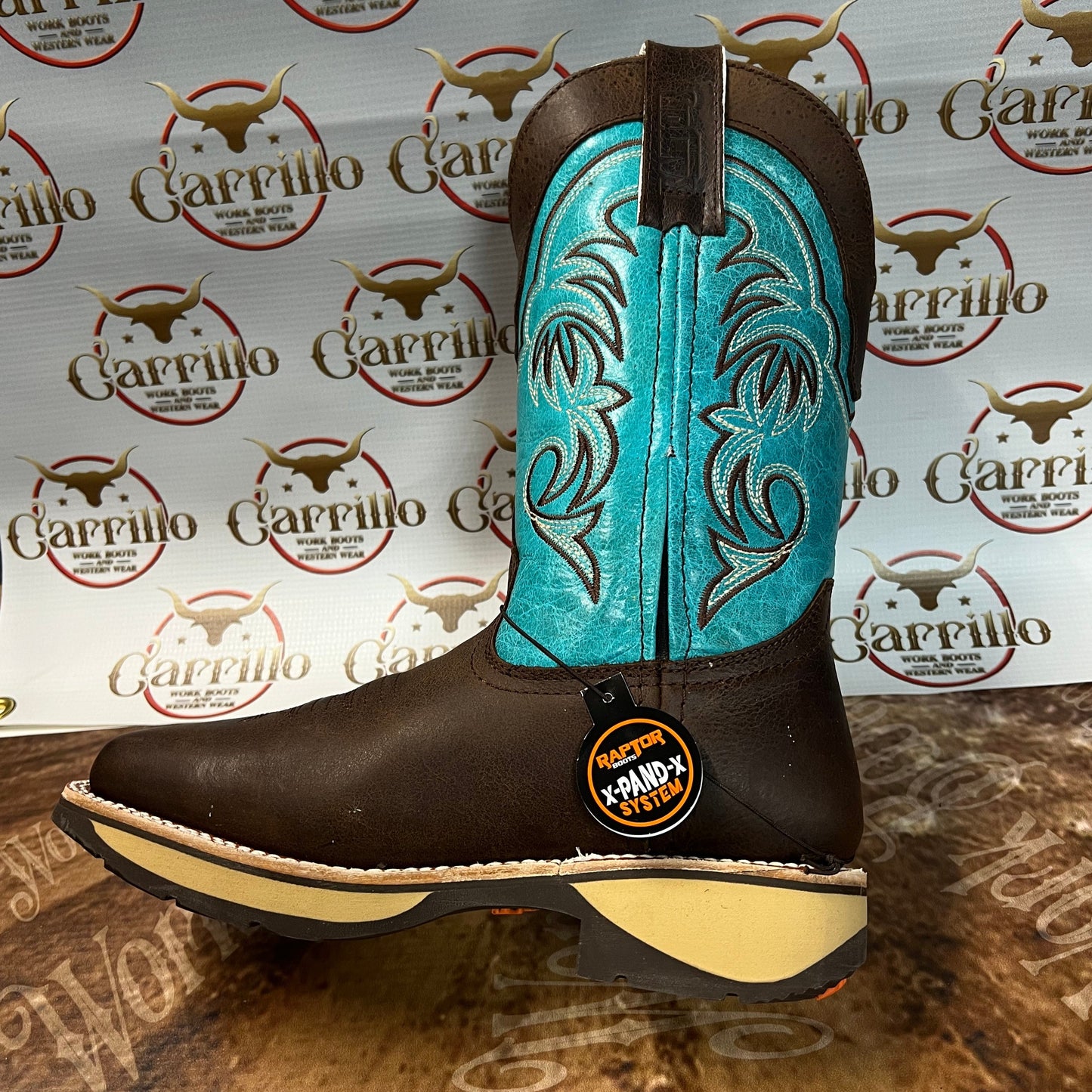 Raptor work boot Aqua no-steel