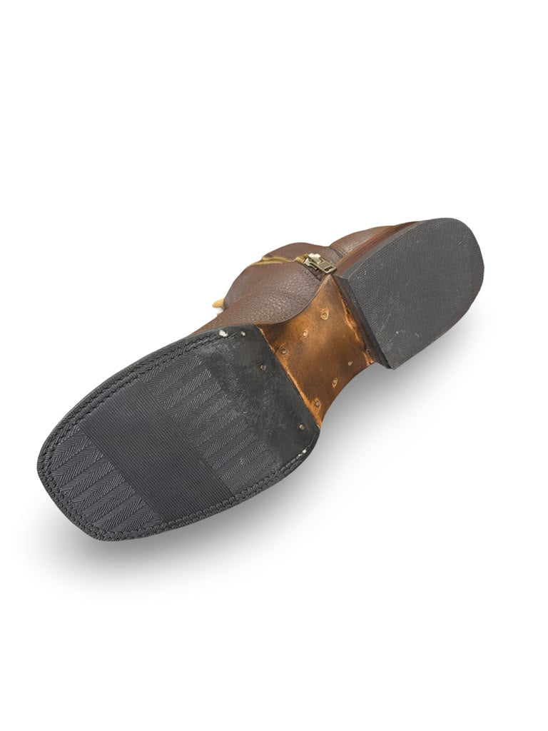 Botin Vaquero Choco Con Cierre Para Caballero