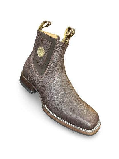 Botin Vaquero Choco Con Cierre Para Caballero