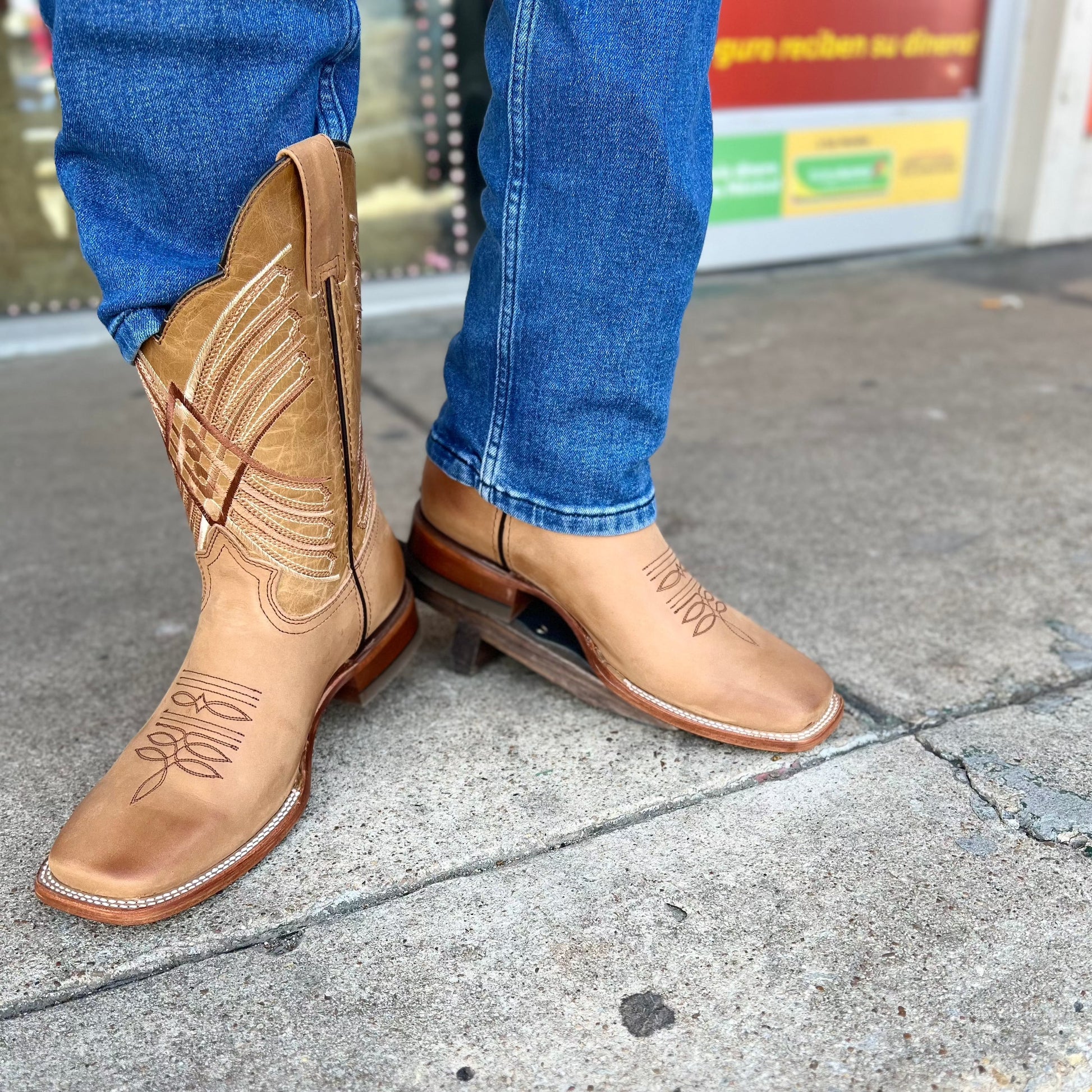 Bota Vaquera Caballero Lisa Tabaco – carrillo western