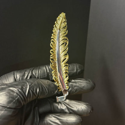 Plumas Metalicas Exclusivas Para Sombreros Y Tejanas