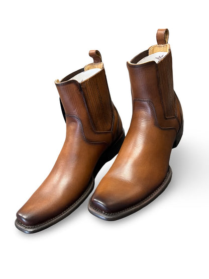 Botin Vaquera Print Estilo Europeo Para Caballero