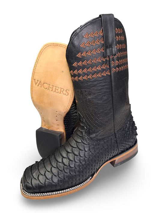Bota Vaquera Print Piton Para Caballero