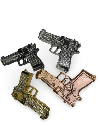 Evilla Metalica Con Diamantes Para Caballero