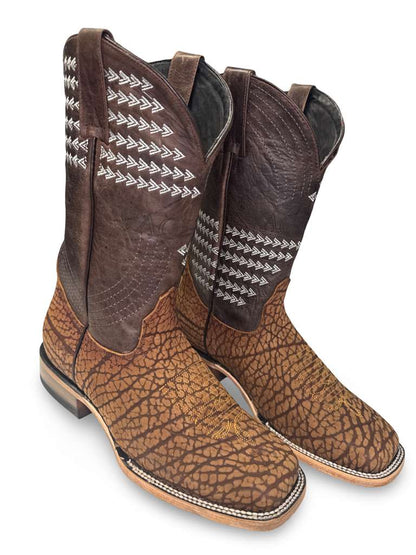 Bota Vaquera Cuello De Toro Miel Para Caballero