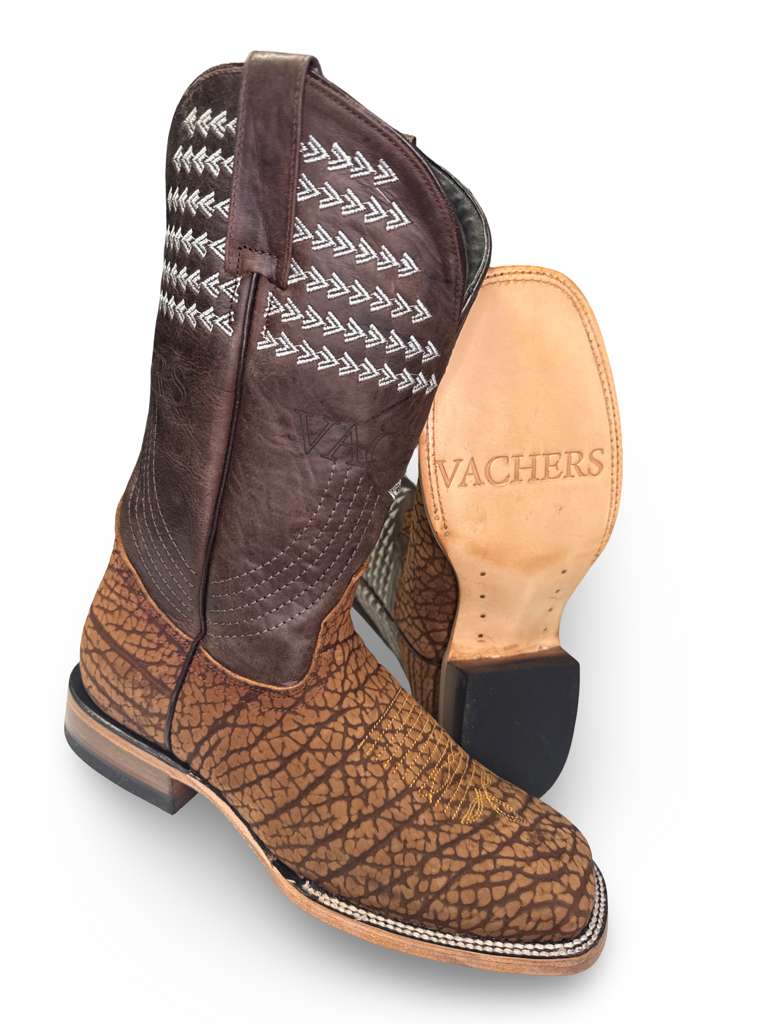 Bota Vaquera Cuello De Toro Miel Para Caballero