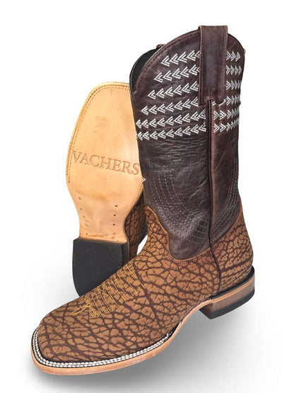 Bota Vaquera Cuello De Toro Miel Para Caballero