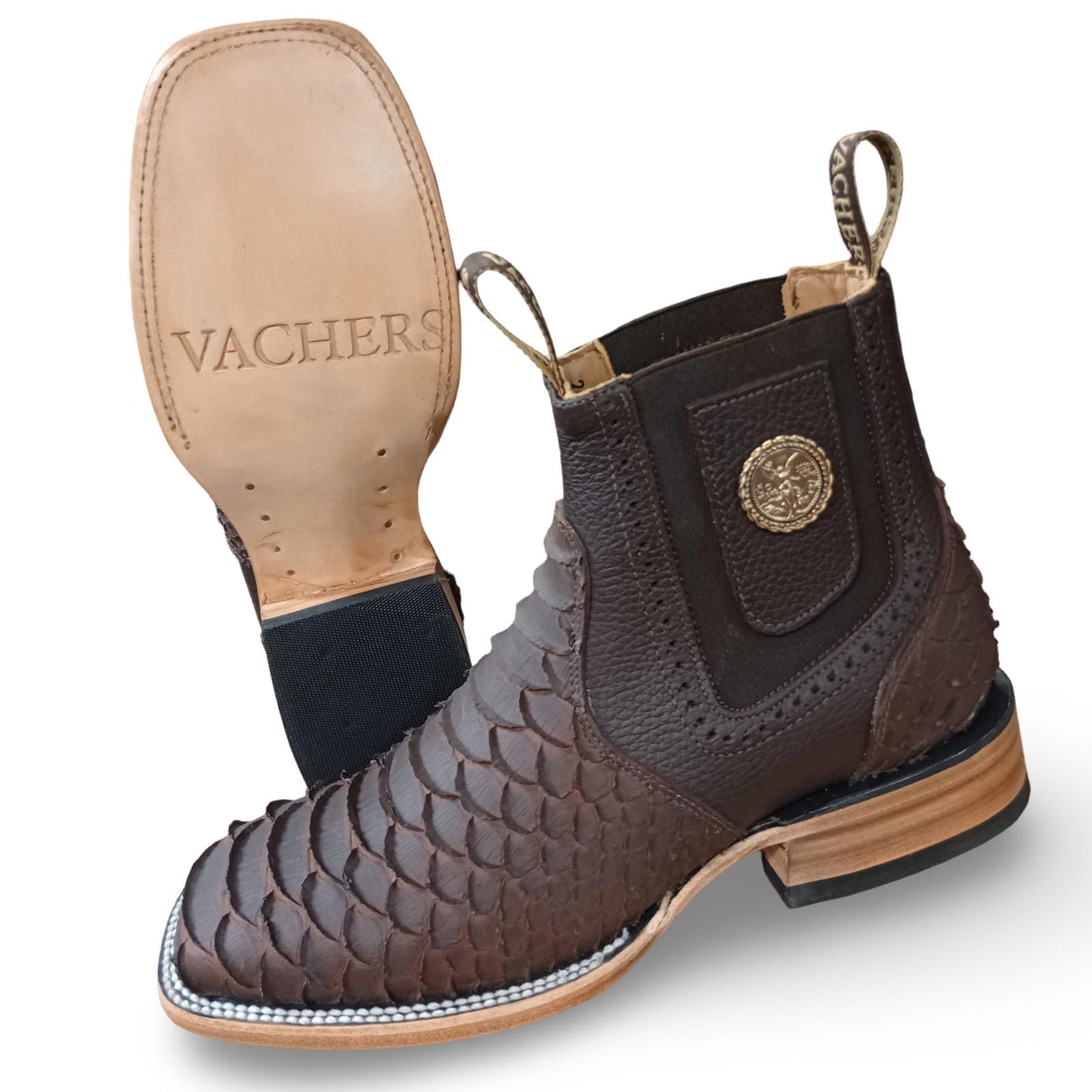 Botin Print Piton Escama Jumbo Para Caballero