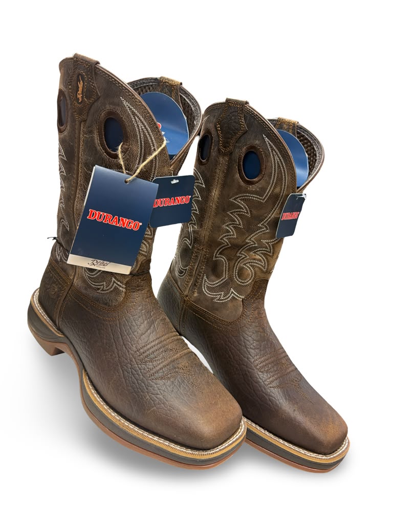 Bota De Trabajo Cafe Durango Para Caballero