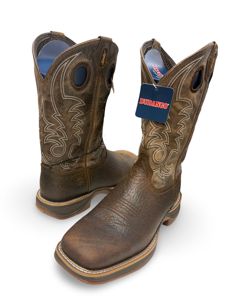Bota De Trabajo Cafe Durango Para Caballero