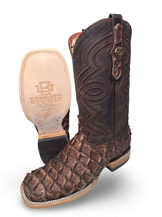 Bota Vaquera Original Pescado Piraruco Para Caballero