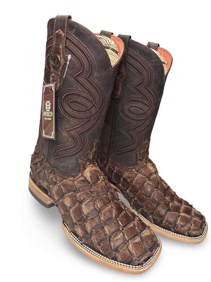 Bota Vaquera Original Pescado Piraruco Para Caballero