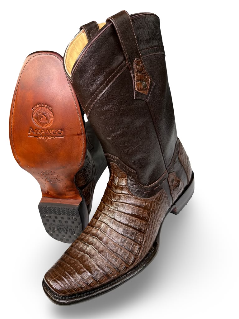 Bota Vaquera Coco Belly Con Cinto Para Caballero