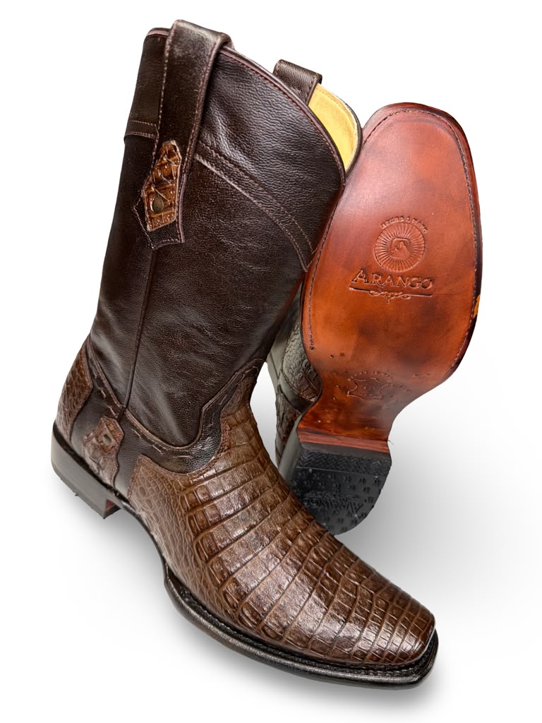 Bota Vaquera Coco Belly Con Cinto Para Caballero