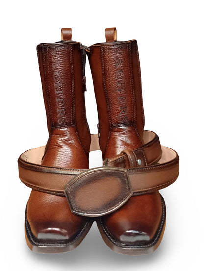 Botin Vaquero Venado Dubai Vachers Para Caballero