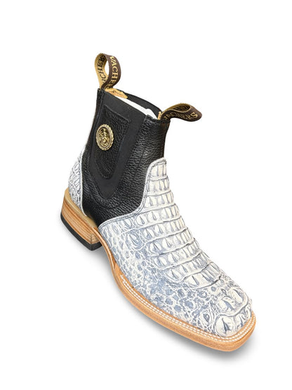 Botin Vaquero Gravado Nuca No Exotico Para Caballero