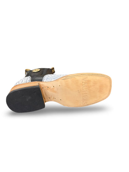Botin Vaquero Gravado Nuca No Exotico Para Caballero